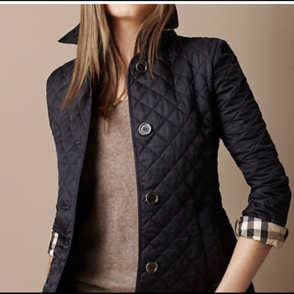 Black Burberry jacket